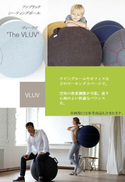 エクササイズボール 椅子 【ドイツ発 VLUV ファブリックシーティングボール バランスボール 65cm】 ［送料無料・代引料無料］　おしゃれバランスボール 65cm エクササイズボール