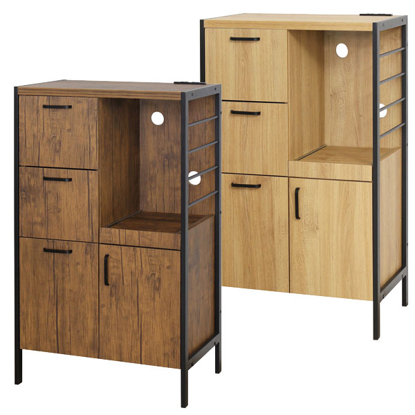 ＼ページ限定・カードケース付／　クロシオ アート食器棚60-100【送料無料】