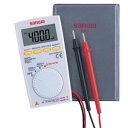 デジタル測定器 計測機器 電圧測定器 【デジタルマルチテスター PM-3】 三和電気 sanwa 直流電圧 交流電圧 抵抗 コンデンサ容量測定 周波数測定