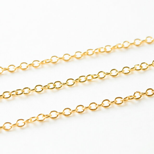 【GW通常営業】あずきチェーン ゴールド 50cm 切り売り ネックレス ブレスレット ピアス パーツ 金具 素材 アクセサリーパーツ 【GW通常営業】あずきチェーン ゴールド 50cm 切り売り ネックレス ブレスレット ピアス パーツ 金具 素材 アクセサリーパーツ