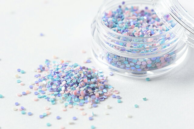 【毎日発送】 つぶつぶ カラーmix 【ミルキーブルー】 レジン パーツ 封入 材料 アクセサリーパーツ 3