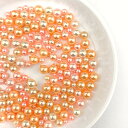 【お盆も毎日発送】 穴なし カラーパール ピンク 3g レジン 封入 ビーズ デコ アクセサリーパーツ 素材 材料