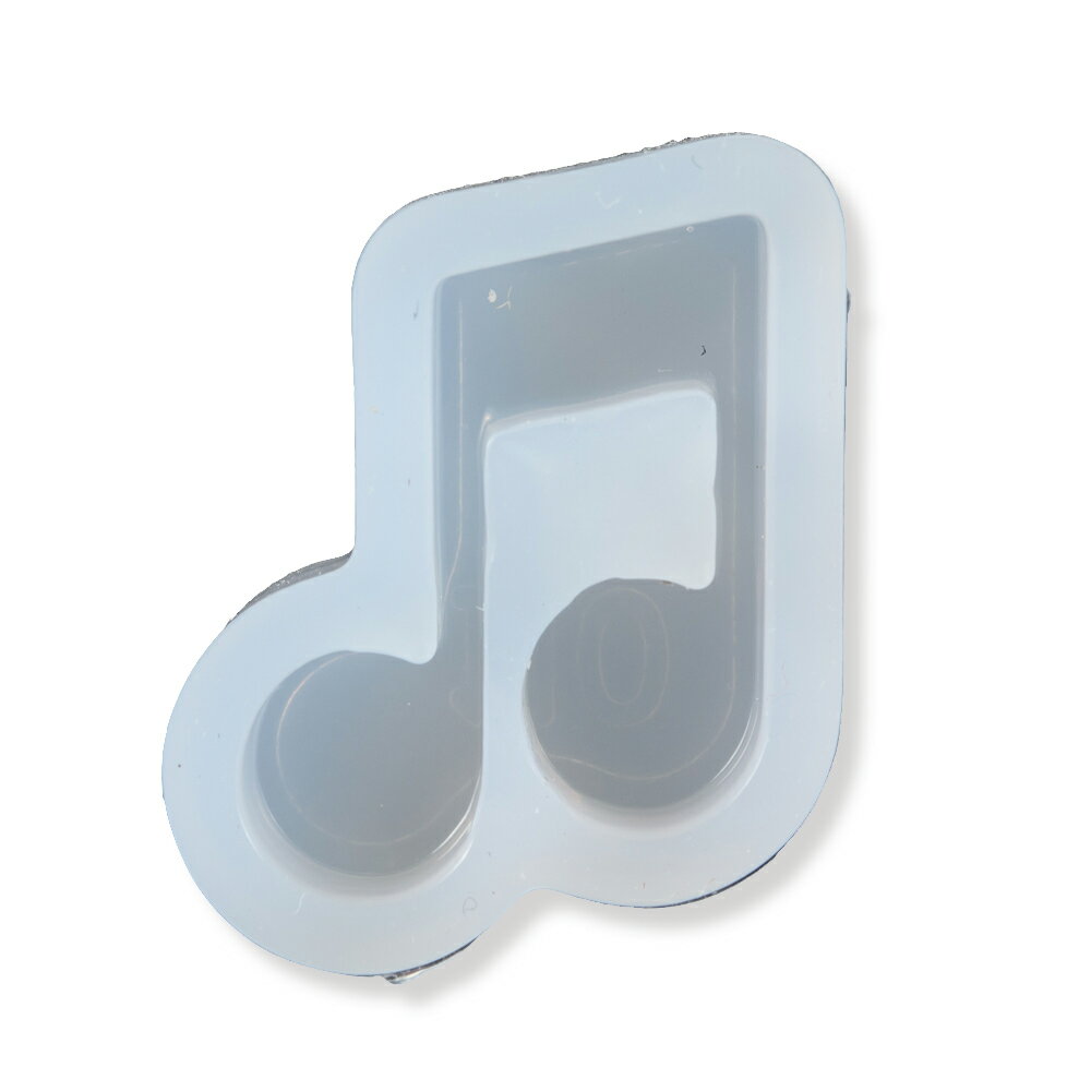 【毎日発送】 シリコンモールド 音符 タイプD 1個 レジン 型 ソフトモールド パーツ 問屋 専門店