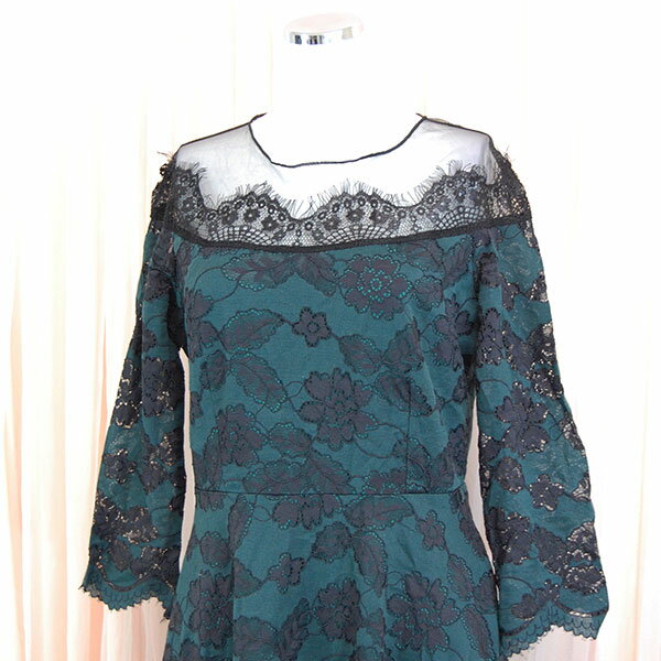 AIZHE キャバ ドレス キャバドレス ミニドレス ドレス ミニ 中古ドレス 七分袖 フレア スナック ドレス キャバ ワンピース キャバ嬢 スナック ワンピース かわいい 東京 おしゃれ パーティドレス Lサイズ 送料無料