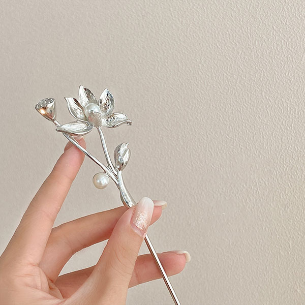 スティック かんざし 花 簪 ヘアアクセサリー ワンポイント ヘアスティック まとめ...