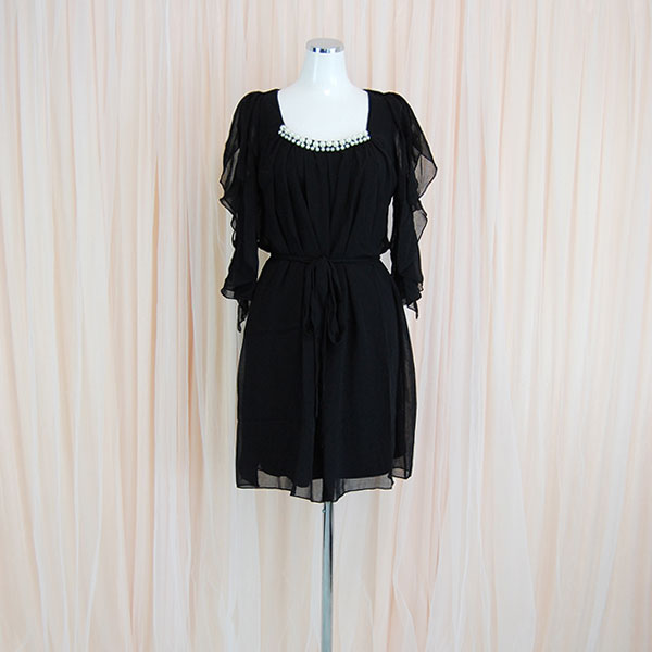 R.L.O キャバ ドレス キャバドレス ミニドレス ドレス ミニ 新品ドレス シフォン パール スナック ドレス キャバ ワンピース キャバ嬢 スナック ワンピース かわいい 東京 おしゃれ パーティドレス フリーサイズ 送料無料