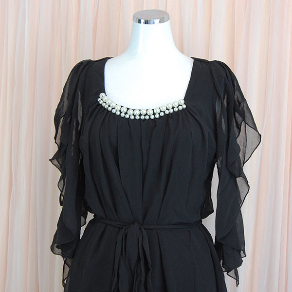 R.L.O キャバ ドレス キャバドレス ミニドレス ドレス ミニ 新品ドレス シフォン パール スナック ドレス キャバ ワンピース キャバ嬢 スナック ワンピース かわいい 東京 おしゃれ パーティドレス フリーサイズ 送料無料