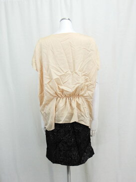 【50円OFFクーポン★8月30日まで】 中古 ドレス キャバ キャバドレス ミニドレス ワンピース 結婚式 お呼ばれ パーティ ドレス パーティドレス 3980円以上送料無料 ウエストビーズ刺繍 ジャガード織 バイカラー セクシー Mサイズ