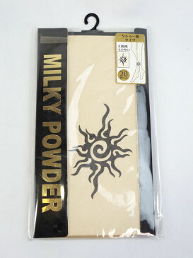 新品 ストッキング M〜Lサイズ 太陽柄 20デニール タトゥ風 ストッキング ベージュ メール便OK セクシー