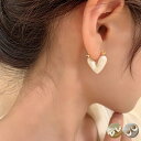 ハートピアス レディース 耳飾り U字型ピアス おしゃれ アクセサリー ワンキャッチピアス ゴールド きれいめ プチプラ ジュエリー結婚式2タイプ パーティー 可愛い 両耳用 プレゼント 大人カジュアル小物