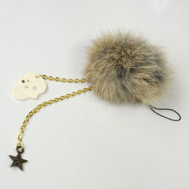 【Vanity】skull fur nature ストラップ ( レディース 可愛い ファー スカル スター ナチュラル 人気 【Vanity】skull fur nature ストラップ ( レディース 可愛い ファー スカル スター ナチュラル 人気