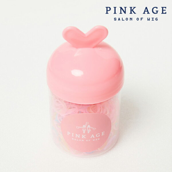 [ピンク グッズ] ソフト ヘアゴム (500個入)かつら ダンス