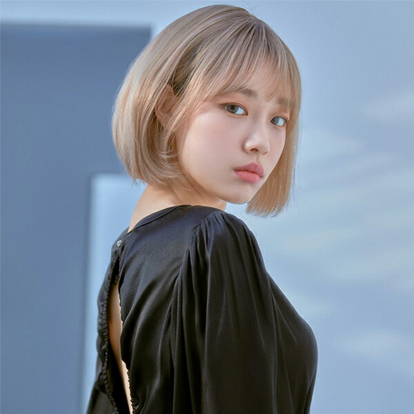 フルウィッグ）Jカールパーマ エラ (ミスティ原糸)』WIG 簡単着用 小顔 つむじ付き 自然 ファッションウィッグ デイリーウィッグ 最高級 オルチャン☆PinkAge（ピンクエイジ）かつら ダンス