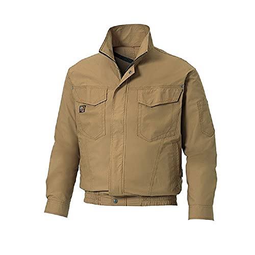 サンエス(SUN-S)　空調風神服　長袖ワークブルゾン　KU91400　キャメル　M　【服のみ】