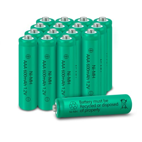 単4 充電池 充電式 電池 1.2V 単四 単4形 ニッケル水素 ソーラー電池 AAA 600mAh 家庭用 時計 カメラ リモコン ソーラーライト用 16本