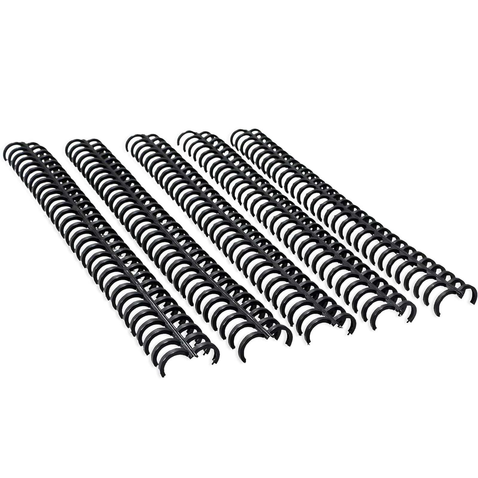 RAYSOONER 製本リングA430穴 直径10mm30穴リング 製本容量50枚A4用紙 25本/箱 黒