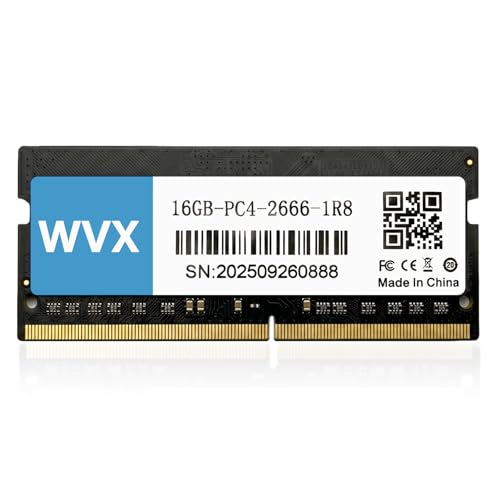 WVX ノートPC用メモリ DDR4-2666 Mhz（PC4-21300)16GB×1枚 (16GB)相性保証 260Pin ...