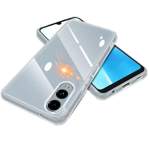 適用 arrows We2 ケース クリア 薄型 軽量 F-52E FCG02 スマホケース アローズ WE2 カバー 透明(クリア)