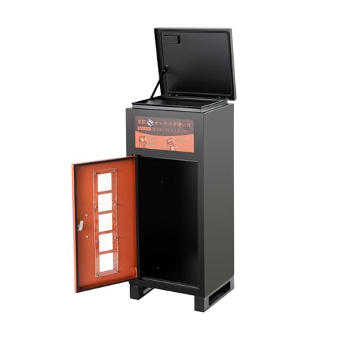 AMOVIVE宅配ボックス 組み立て不要 宅配BOX 防水 屋外 ポスト 置き配 宅配便ボックス ポスト付き 大型 盗難防止 両開扉 戸建て用 個人宅