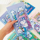 【当日出荷】 milkjoy ジップロック チャック付き袋 袋 ポーチ レディース 韓国 かわいい 収納 おしゃれ 可愛い くま 高校生 学生 持ち運び 小物入...