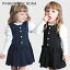 [ 秋冬服30％OFF 4280→2996円 ] 子供服Rora メラ ジャンパースカート キッズ 子供服 子ども フォーマル ワンピース スカート 女の子 ネイビー 黒 紺 ブラック プリーツ 入園式 入学式 卒園式 お出かけ 子供 女の子 服 90 100 110 120 130 140