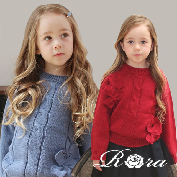 子供服Rora ミミ ロング丈ニット(2color) 子供 ニットチュニック ニットワンピ ニット  ...