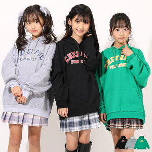 ビッグシルエット パーカー 7708K 子供服 キッズ ジュニア 女の子 PH 小学生 お出かけ かわいい おしゃれ 中学生 10/19NEW PINKHUNT ピンクハント