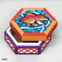 白彫板 マルチボックス六角箱 プラモザイク付 1個入 / 小物入れ 六角形 ちょうこく 彫る 彫刻 専用板 彫りやすい 加工しやすい 手づくり 夏休み 冬休み ...