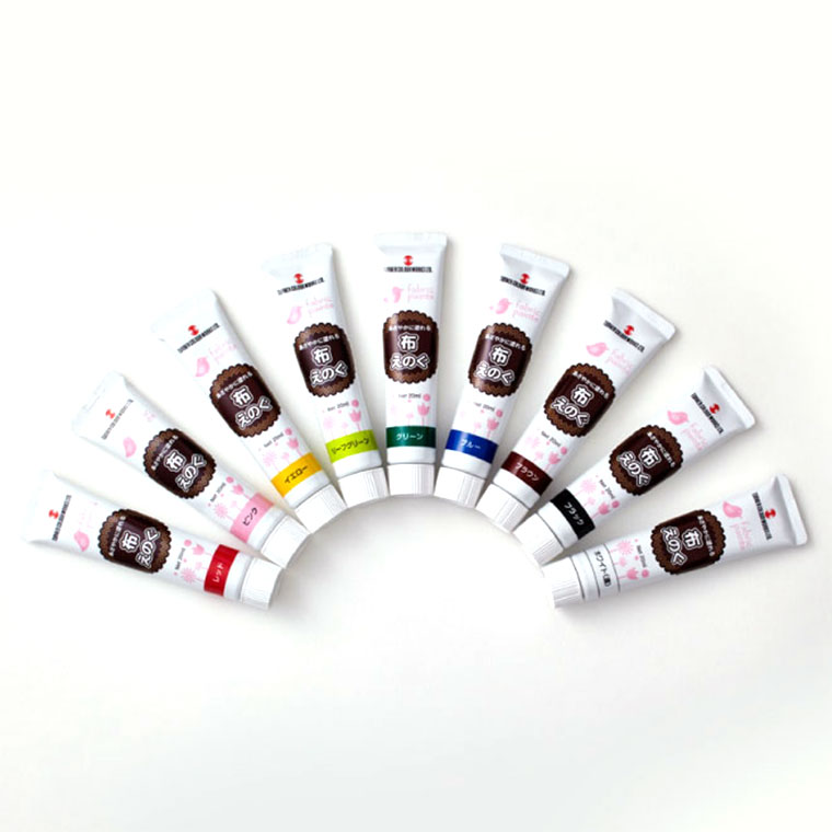 【ターナー】 布えのぐ9色セット 20ml 1個入 / 絵具 絵の具 えのぐ お絵描き 着色 下地 DIY カラー 家..