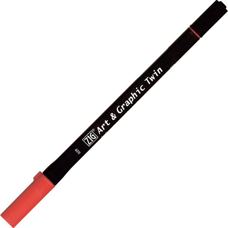 【呉竹】ZIG Art & Graphic Twin CARMINE RED 1個入 / アート アンド グラフィック...