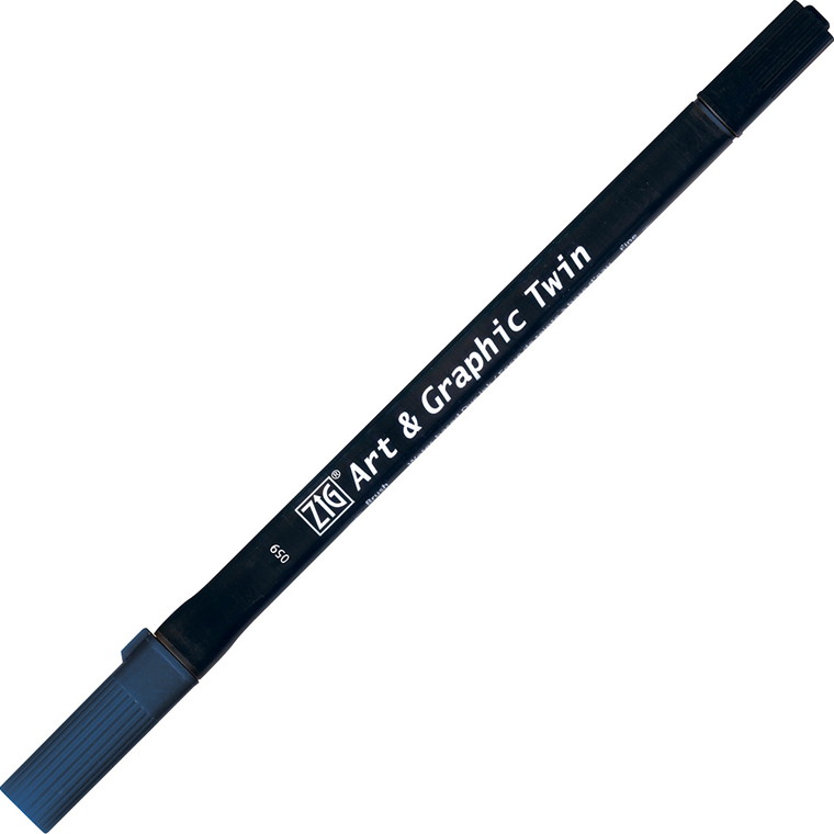 【呉竹】ZIG Art & Graphic Twin PEACOCK BLUE 1個入 / アート アンド グラフィッ...
