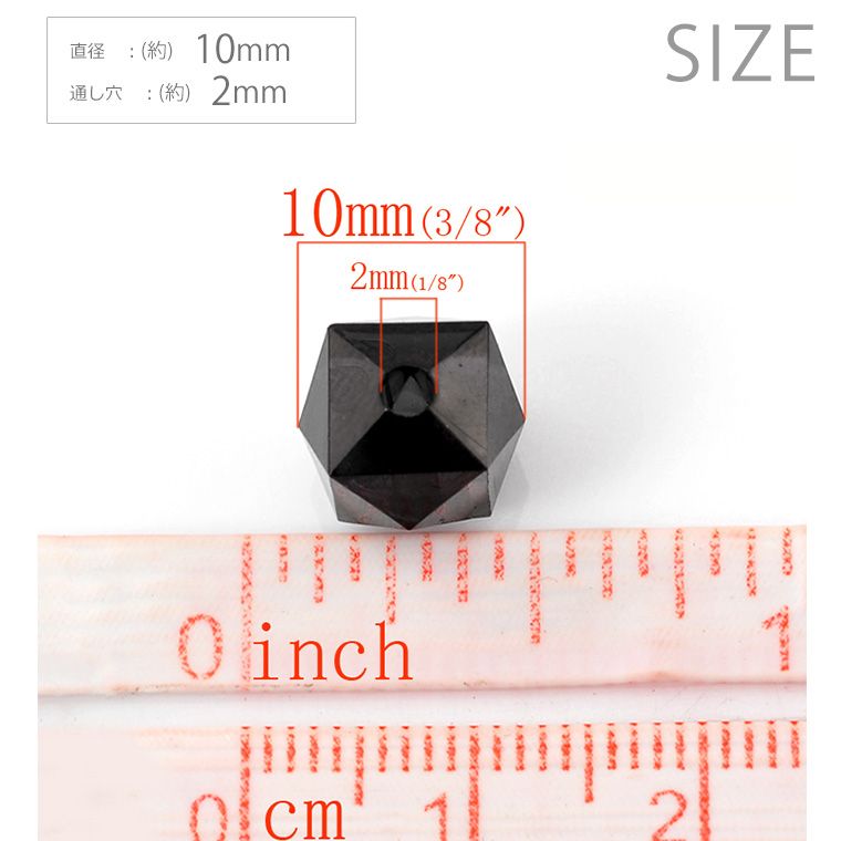 10mm アソート20個入 アクリルビーズ キューブ / 半透明 カラフル ミックス MIX 手芸 プラビーズ 四角形 多面 スペーサー POP ポップ ハンドメイド 資材【ゆうパケット対応】