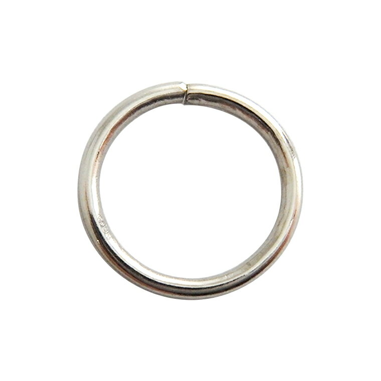 10mm 100個入 マルカン 丸カン シルバートーン / 接続金具 繋ぎパーツ チャーム取付け キーホルダー 修理 【ゆうパケット対応】