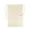 エコバッグ 巾着 大 1個入【76279】 / エコバッグ きんちゃく 巾着 A4 無地 コットンバッグ キナリ 生成り シンプル マイバック オリジナル ワークショップ アーテック artec【ゆうパケット対応】