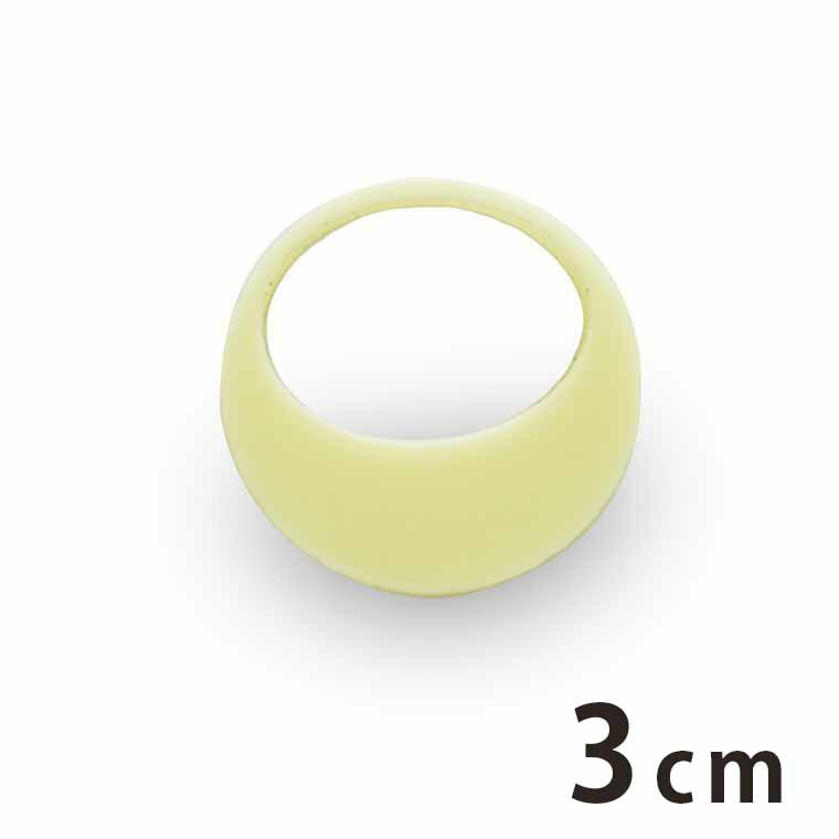 アクリルチャーム 楕円抜き円 3cm 厚さ2mm 選べる豊富なカラー アンシャンテラボ / アクセサリーパーツ 丸 maru まる ピアス イヤリング ブレスレットハンドメイド材料 レジン資材 【ゆうパケット対応】