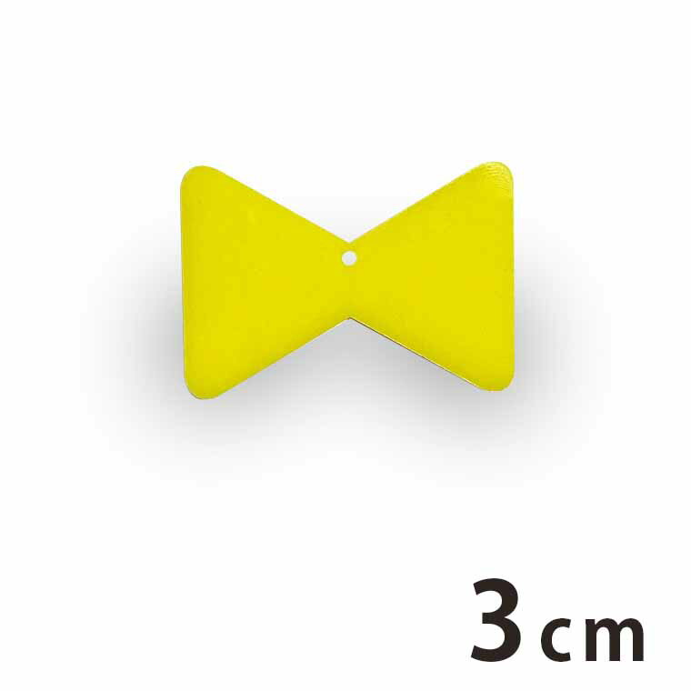 Rakuten - アクリルチャーム リボン 3cm 厚さ2mm 選べる豊富なカラー アンシャンテラボ / アクセサリーパーツ ピアス イヤリング ブレスレットハンドメイド材料 レジン資材 【ゆうパケット対応】