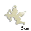 5cm アンシャンテラボ アクリルチャーム キューピッド 厚さ:2mm 豊富なカラー / アクセサリーパーツ バレンタイン 弓を持つ天使 エンジェル クピド ピ...