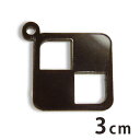 3cm アンシャンテラボ アクリルチャーム ダッチビスケット 豊富なカラー / アクセサリーパーツ バレンタイン お菓子 クッキー ビスケット チョコレート コ...