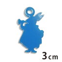 3cm アンシャンテラボ アクリルチャーム 時計ウサギ 厚さ:2mm 豊富なカラー / アクセサリーパーツ 不思議の国のアリス 鏡の国のアリス プレゼント 飾り...