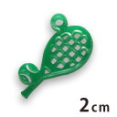 2cm アンシャンテラボ アクリルチャーム テニスラケット&ボール 厚さ:2mm 豊富なカラー / テニス tennis シルエット カン付き 部活 クラブ ア...