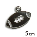 5cm アンシャンテラボ アクリルチャーム ラグビーボール 厚さ:2mm 豊富なカラー / ラグビー rugby シルエット カン付き 部活 クラブ アクセサリ...