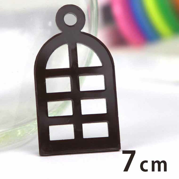 アクリルチャーム 窓 7cm 厚さ2mm 選べる豊富なカラー アンシャンテラボ / 家具 家材 インテリア ウィ..
