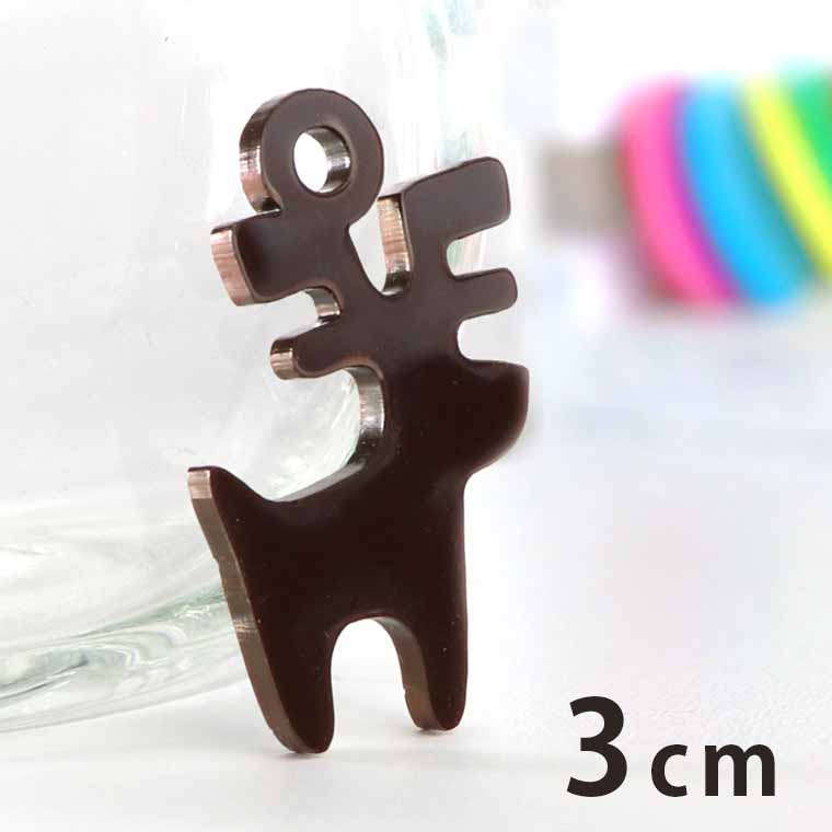 アクリルチャーム はにわ鹿 3cm 厚さ2mm 選べる豊富なカラー アンシャンテラボ / 歴史 ヒストリー 埴輪..