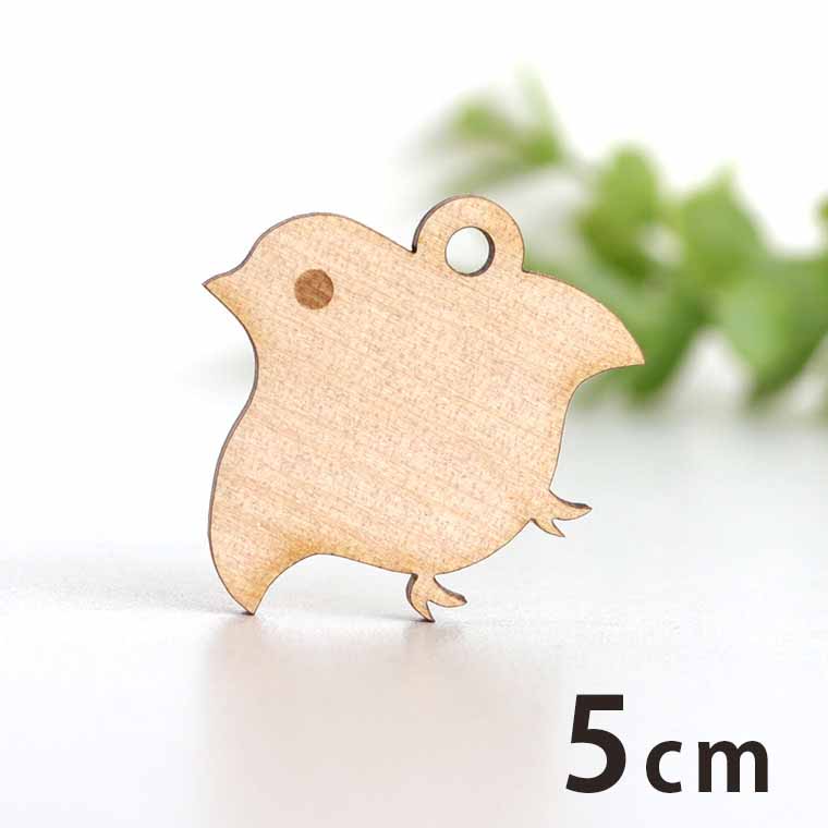 木製チャーム 千鳥 5cm 厚さ3mm アンシャンテラボ / ちどり 和風 和柄 かわいい チドリ アクセサリーパ..