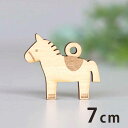 7cm アンシャンテラボ 木製チャーム うま 厚さ3mm/ 馬 ホース 動物 干支 アクセサリーパーツ ピアス イヤリング ラッピング ハンドメイド材料 飾り ...