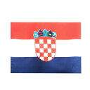 世界の国旗（約21×14cm）カ行国 ：クロアチア共和国 / 手旗 小さめ ミニ国旗 手持ち フラッグ 応援グッズ【ゆうパケット対応】