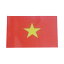 世界の国旗（約21×14cm）ハ行国 ：ベトナム / 手旗 小さめ ミニ国旗 手持ち フラッグ 応援グッズ【ゆうパケット対応】