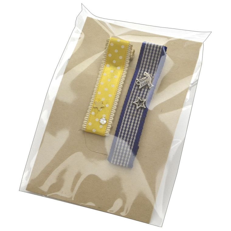 オリジナルワークス テープ付き透明袋 M3 80×120 100個入 【50-1298】 / ハンドメイド 自作 手作り 材料 オリジナル アクセサリー 副資材 手芸用品 店舗 ビニール 袋 OPP オーピーパック 包装 梱包 透明 消耗品 資材 テープ 粘着 【ゆうパケット対応】