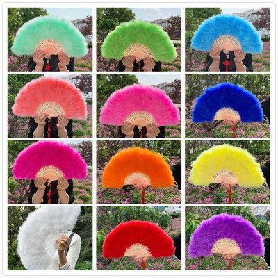 大ボリューム！カラー 羽根 扇子☆一際目立つセンス抜群扇子【イベント 盛り上げ 舞台 衣装 パーティ 忘年会 新年会 ダンス部 流行 文化祭 卒業式 芸大 ビッグ扇子 大きい 目立つ オシャレ 推し活 推し アイドル】