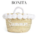 【BONITA】 ボニータ　サマーバスケット /ホワイト SUMMER